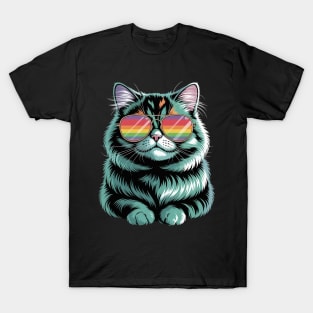 Sunglasses British Longhair Cat Highland Straight T-Shirt